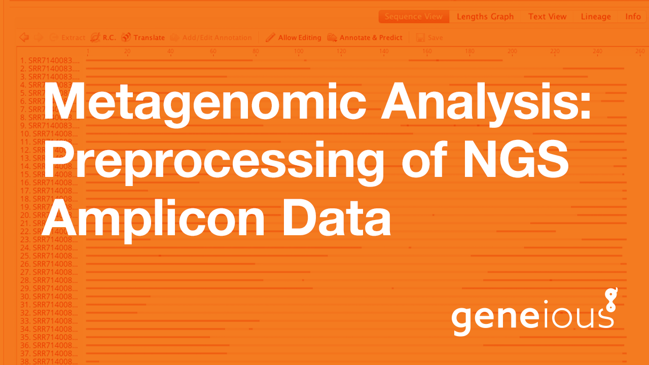 Metagenomic Analysis Preprocessing of NGS Amplicon Data